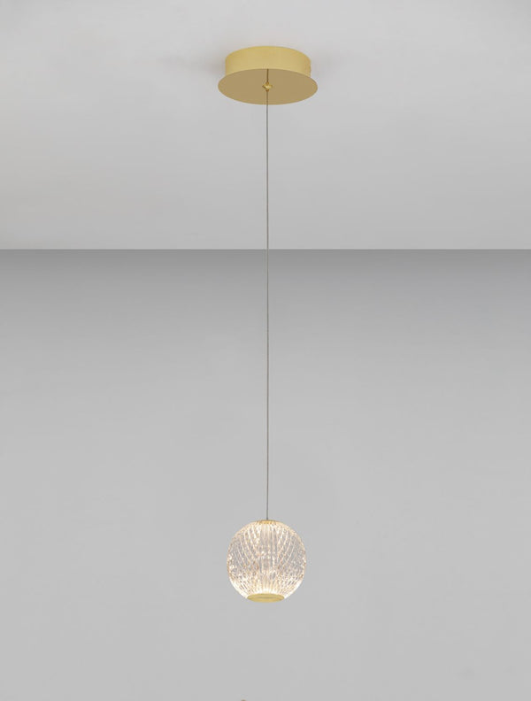 Suspension Brillante dorée (9511010)