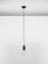 Suspension Veda noire, verre