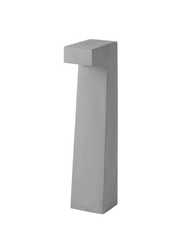 Borne extérieure Aran grise, verre, H 70 cm (9540212)