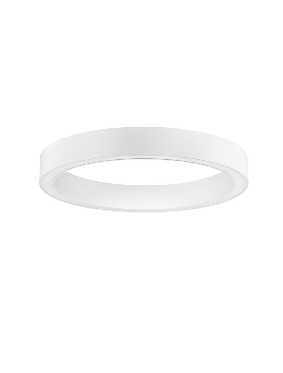 Produit présenté de trois quarts sur fond blanc, montrant l'anneau blanc et l'ouverture centrale.