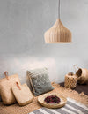 Suspension MIA beige, rotin, H 250 cm (9594341)