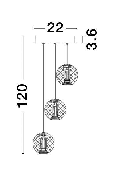 Suspension Brillante dorée (9695208)