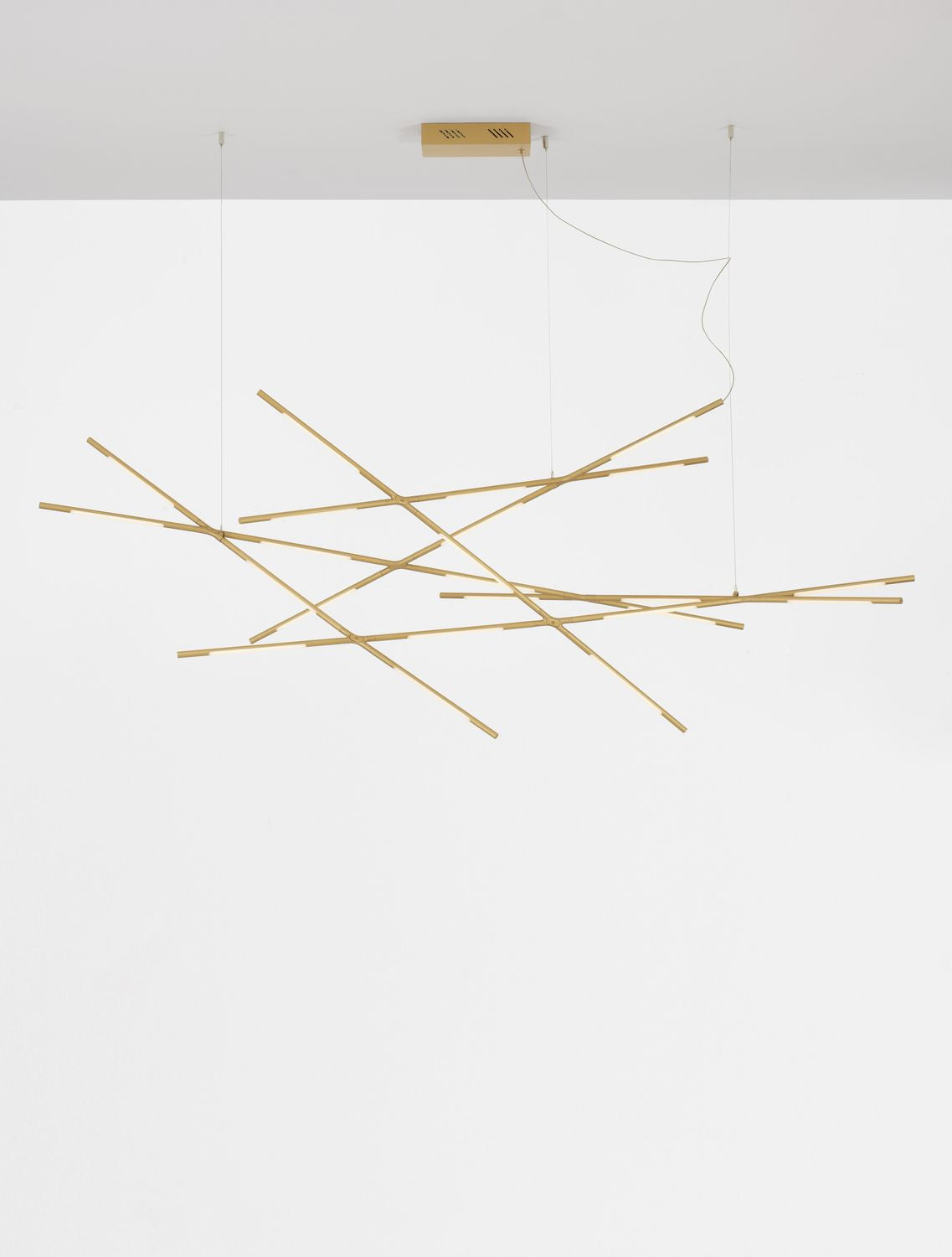 Suspension Raccio laiton, H 200 cm (9695215)