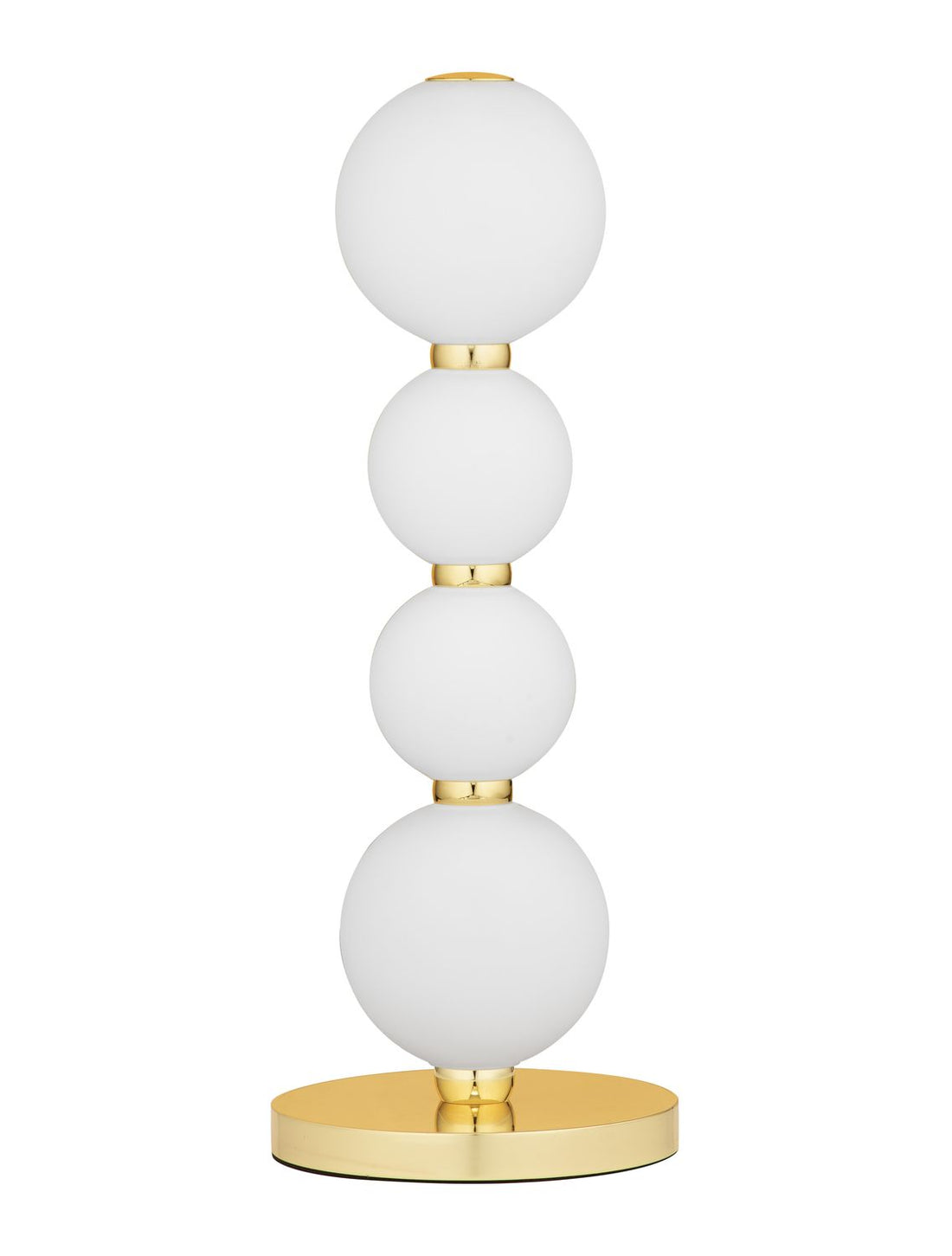 Lampe à poser Perla dorée, verre