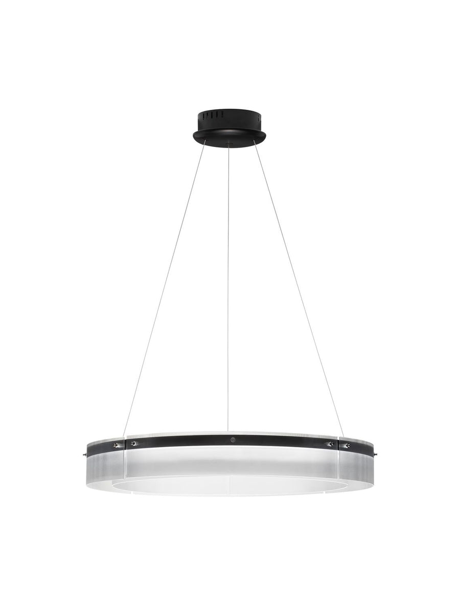 Suspension Pauline noire, verre (9695263)