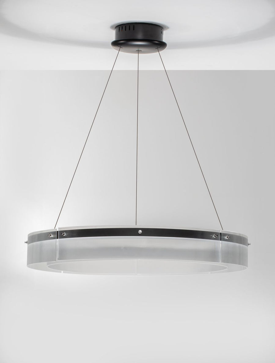 Suspension Pauline noire, verre (9695263)