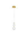 Suspension luminaire | Perla Dorée H 150 cm