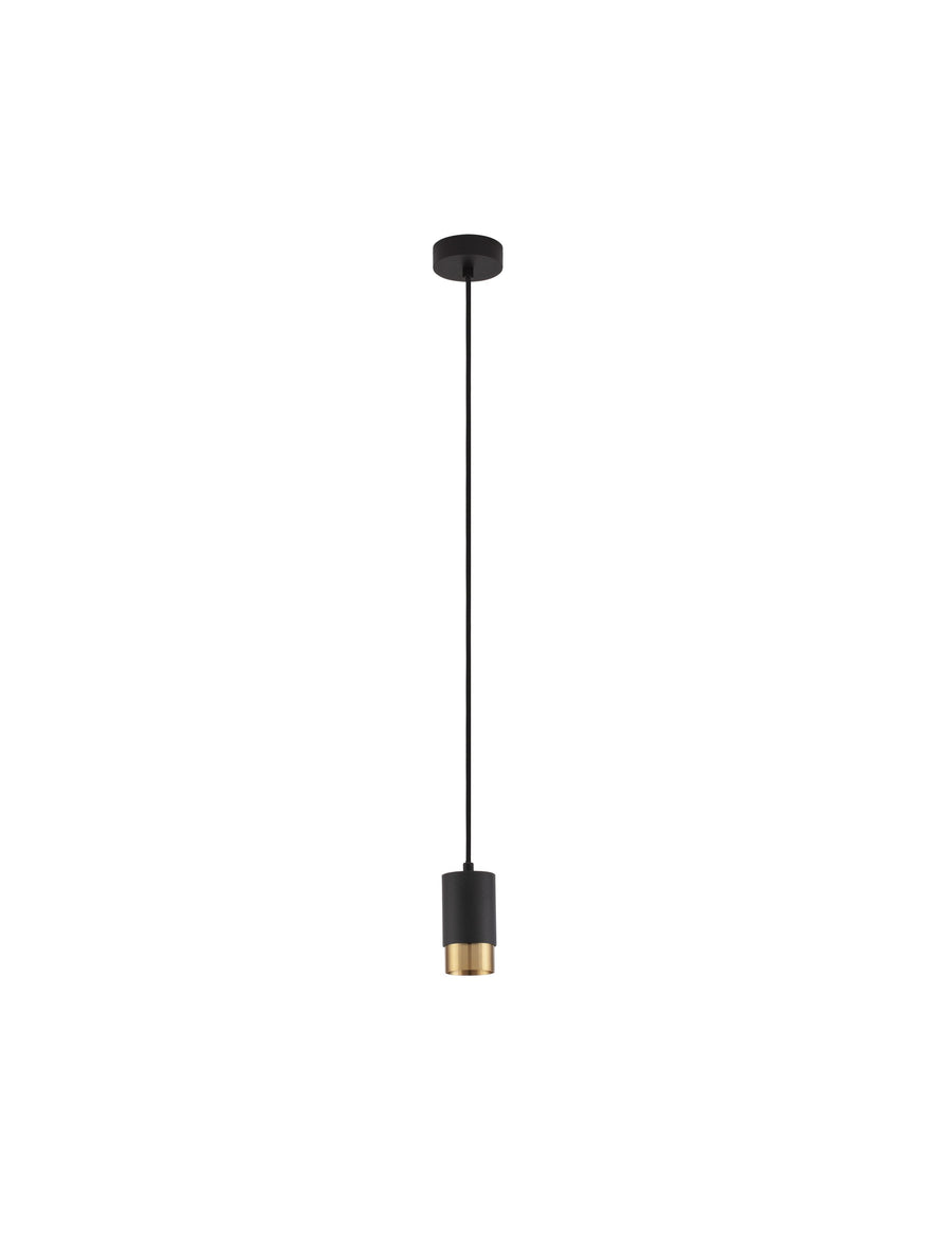 Produit détouré sur fond blanc, silhouette complète du luminaire suspendu