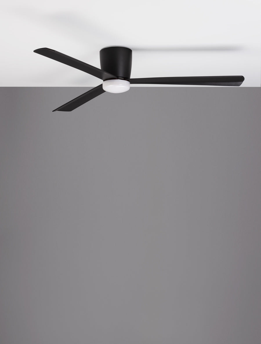 Ventilateur de plafond lumineux Dell noir