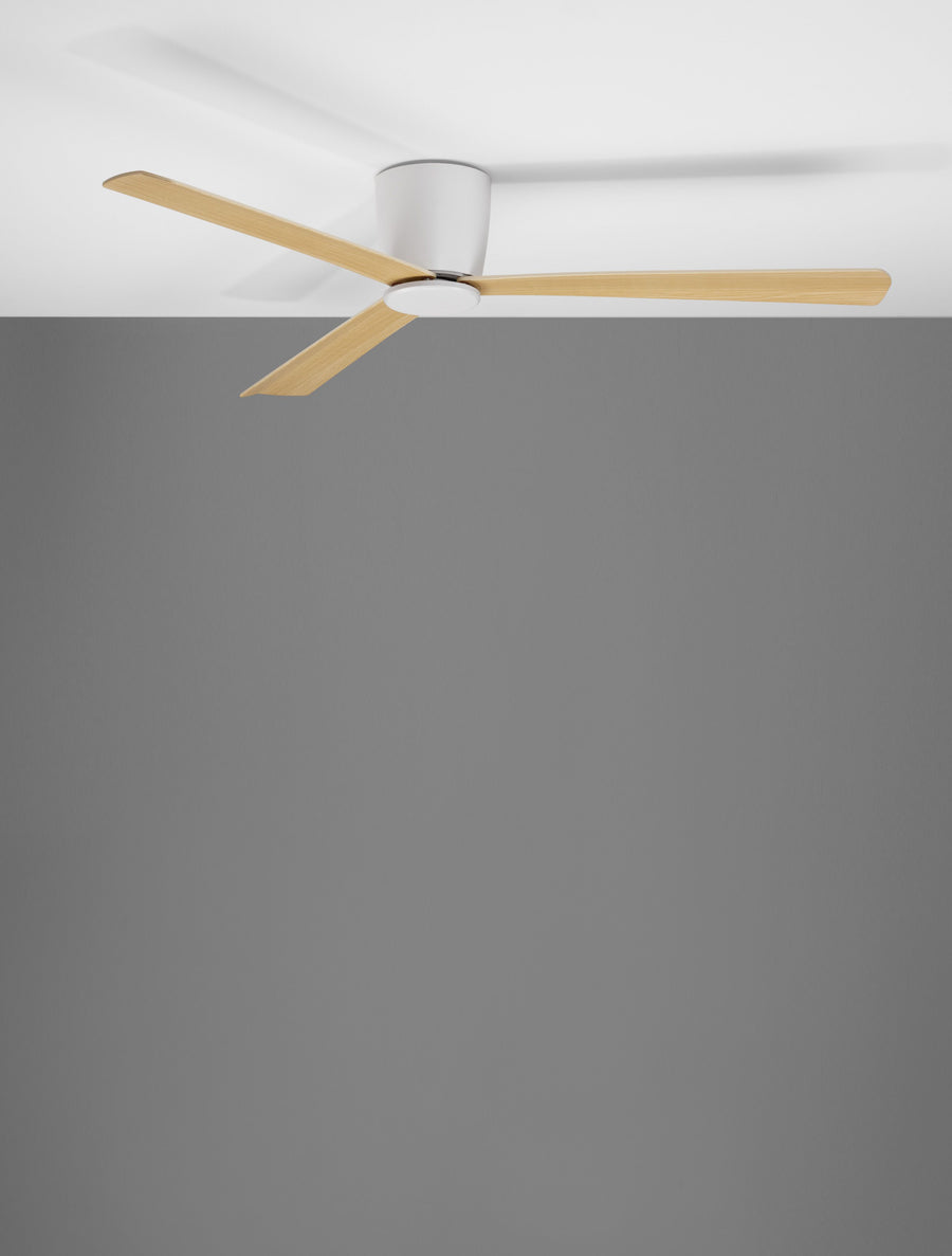 Ventilateur de plafond lumineux Dell bois