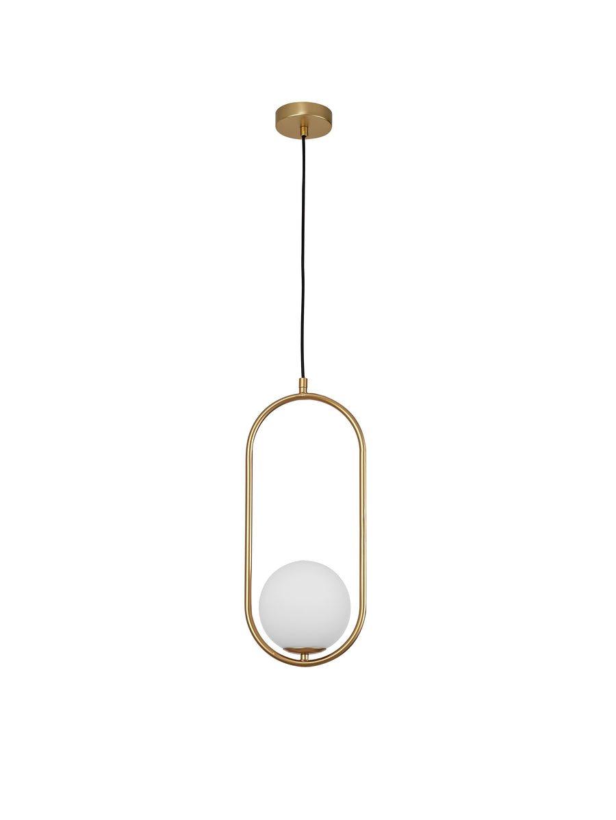 Suspension Obitar dorée, verre (9988170)