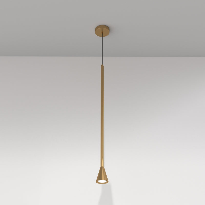 Arrow Pendelleuchte goldfarben