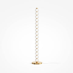 Amulet Stehlampe goldfarben