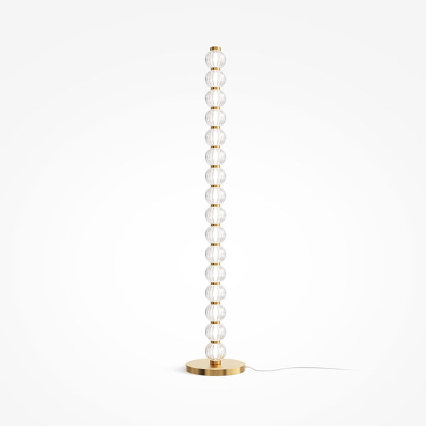 Amulet Stehlampe goldfarben