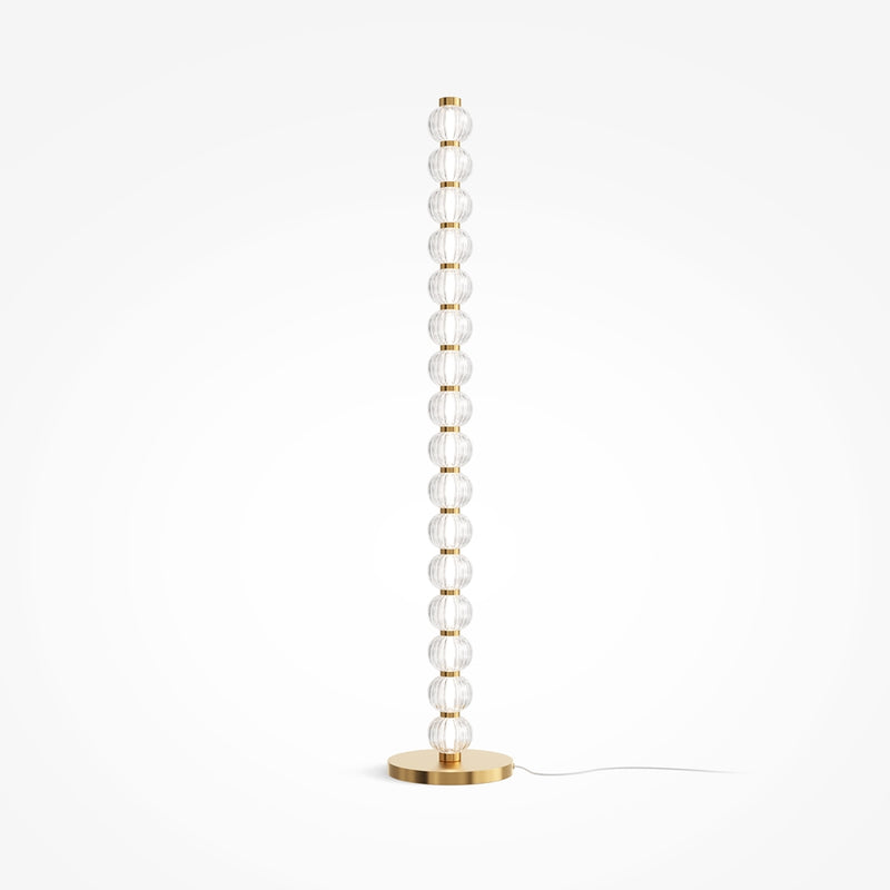Amulet Stehlampe goldfarben