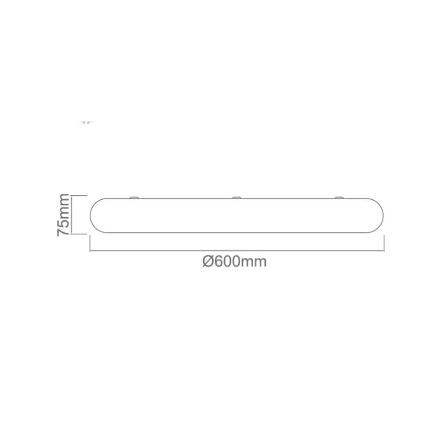 Plafonnier LED Piatto 60 température réglable