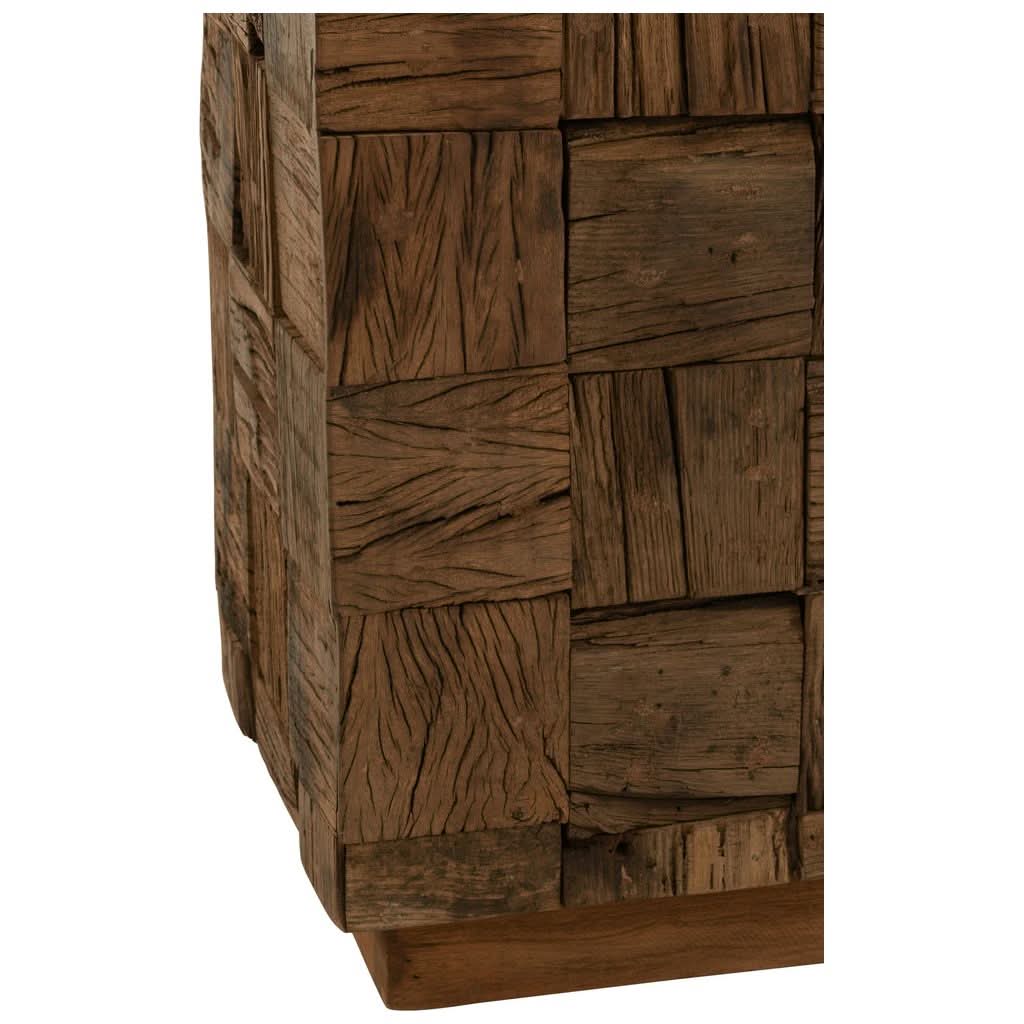 Holzsäule Natur klein