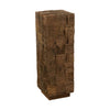 Holzpfeiler aus recyceltem Naturholz, mittel