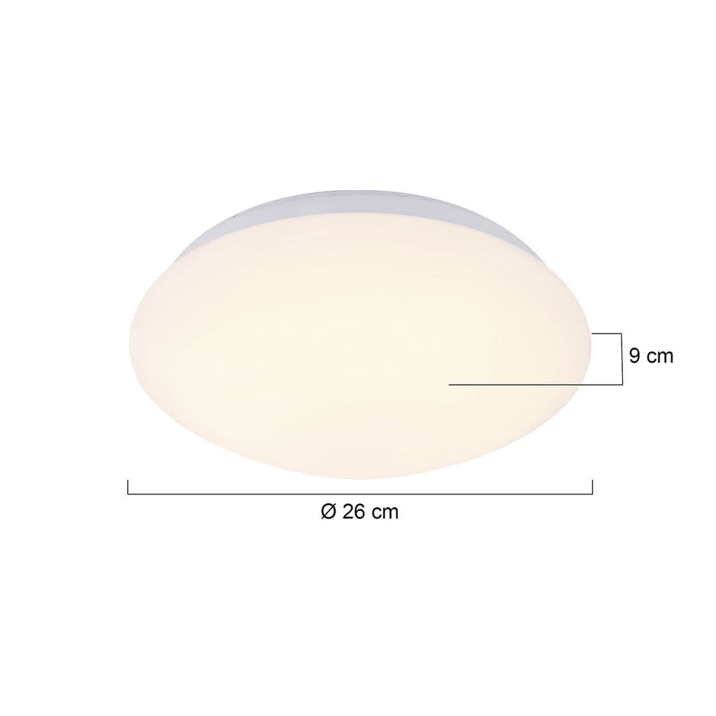 Dimensions plafonnier LED salle de bain Galaxy Ø 26 cm hauteur 9 cm