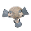 Deckenleuchte Holz Grau Gearwood
