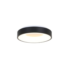 Schwarze LED-Deckenleuchte Ringlede 30W