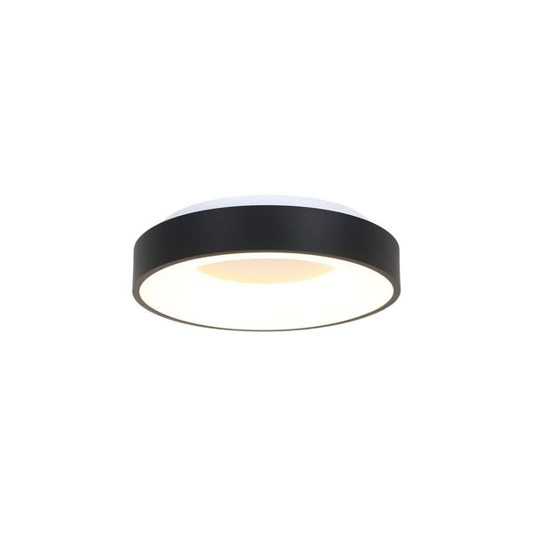 Schwarze LED-Deckenleuchte Ringlede 30W