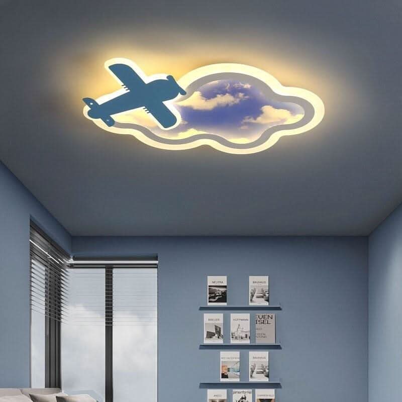 Flugzeug-Deckenleuchte Kinderzimmer | AeroLumière