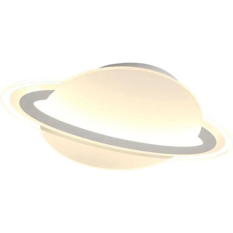 Produit détouré sur fond blanc montrant la planète et son anneau gris.