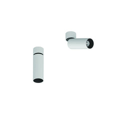 Plafonnier Orientable ZAMBELIS D45 7W DESIGN Blanc Mat Avec Driver S121