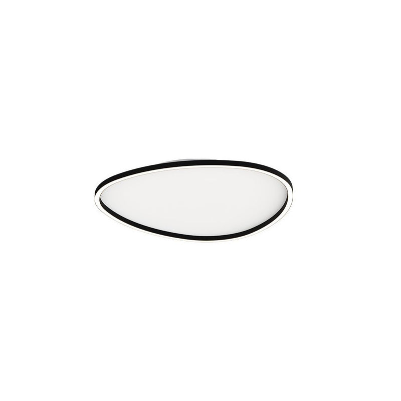 Plafonnier ZAMBELIS 39W Dimmable DESIGN Noir Sable 23208