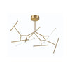 Plafonnier ZAMBELIS 69W DESIGN Or Mat 2073