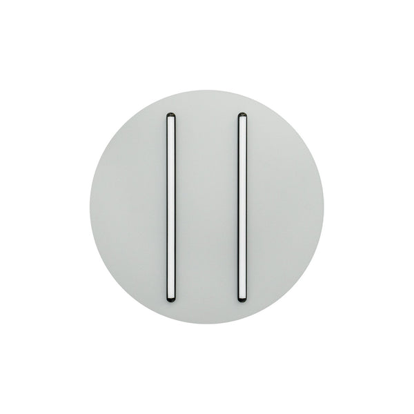 Plafonnier ZAMBELIS D400 28W Dimmable DESIGN Gris Sable et Noir Mat 2568