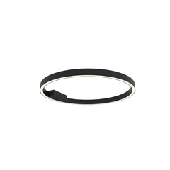 Plafonnier ZAMBELIS D600 37W Dimmable DESIGN Noir Mat 23025