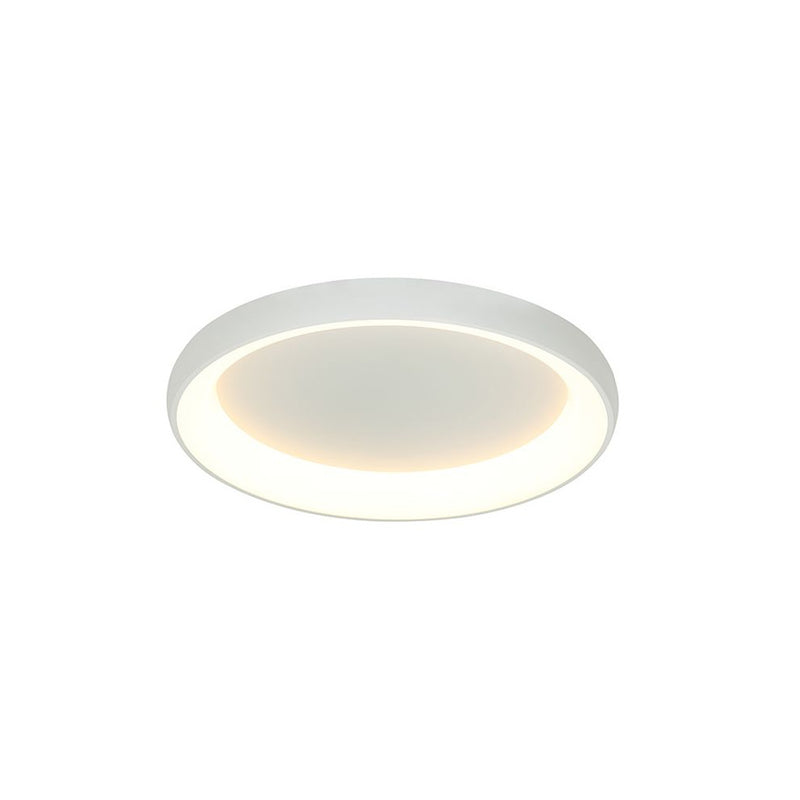 Plafonnier ZAMBELIS D600 43W DESIGN Blanc Sable 2049
