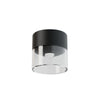 Plafonnier Zambelis D80 10 W Noir Sable
