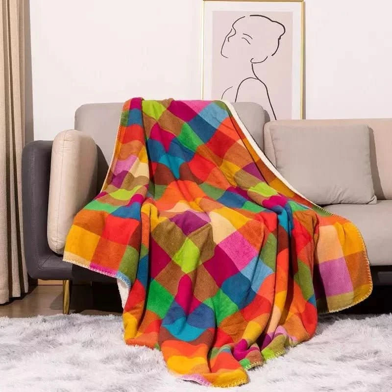 Plaid Multicolore pour Canapé | Éclat Cosy