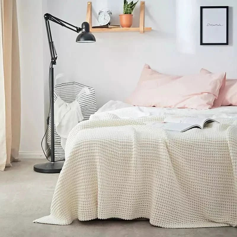Plaid Tricotée 130x180 Fin | Évasion Cocooning