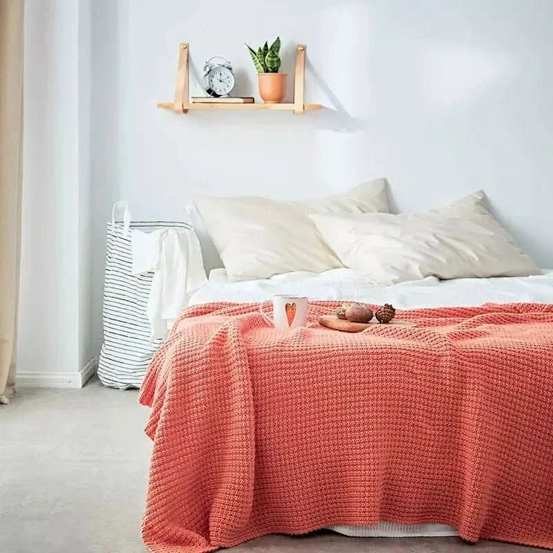 Plaid Tricotée 130x180 Fin | Évasion Cocooning