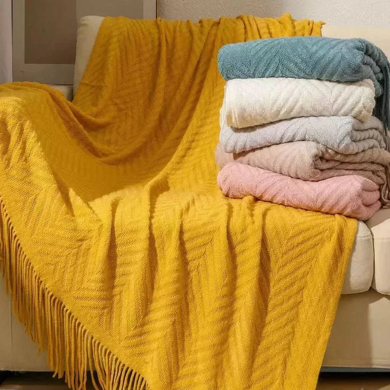 Plaid Vintage Canapé | Douceur Rétro