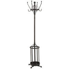 Garderobe Metall Braun