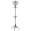 Garderobe Metall Schwarz Rund