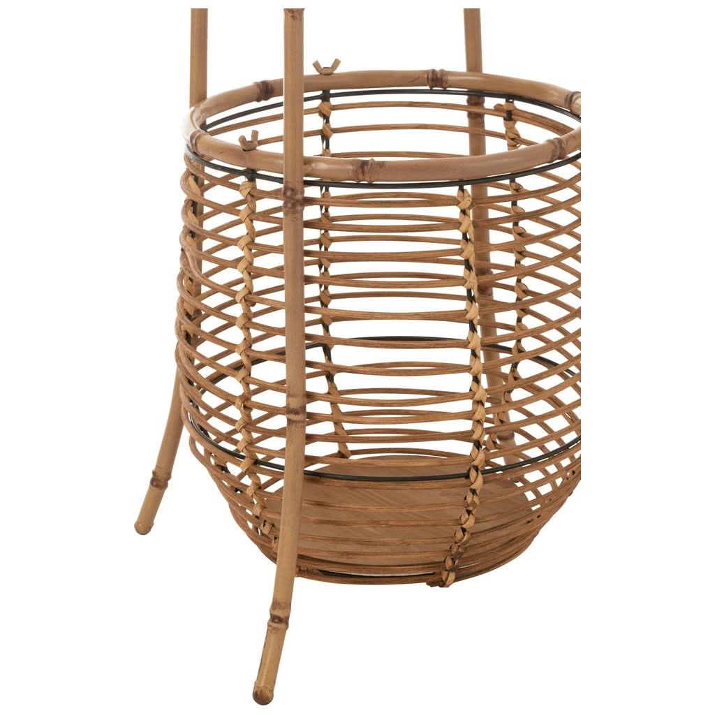 Porte - Manteau Métal Rotin Naturel - Designix