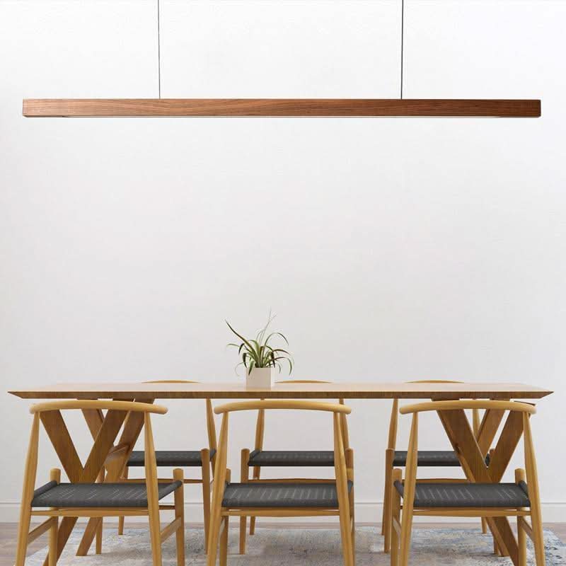 Hängeleuchte dunkles Holz | Noka
