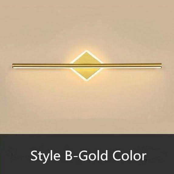 Applique murale design LED dorée ou blanche Mirror | Designix - Luminaire Doré B - 40cm 10W Froide - https://designix.fr
