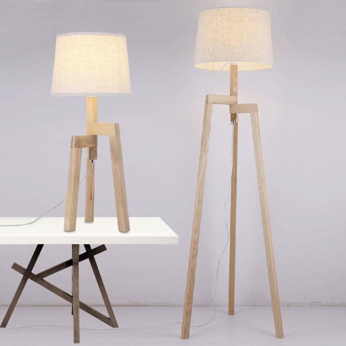 Bambus-LED-Stehleuchte | Kanoa