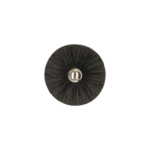 Applique Murale ZAMBELIS D250 E27 DESIGN Rotin Noir Sans Source 25455