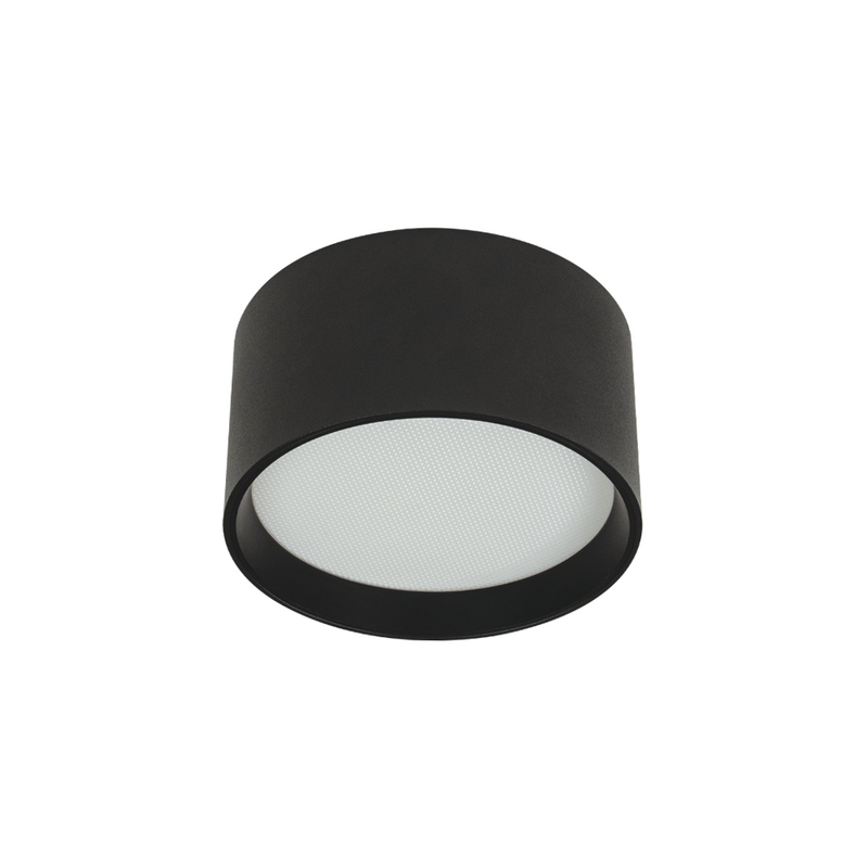 Plafonnier ZAMBELIS D120 12W Dimmable DESIGN Noir Sable 25216