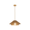Suspension ZAMBELIS D400 E27 DESIGN Corde de Papier Naturelle Sans Source 25429