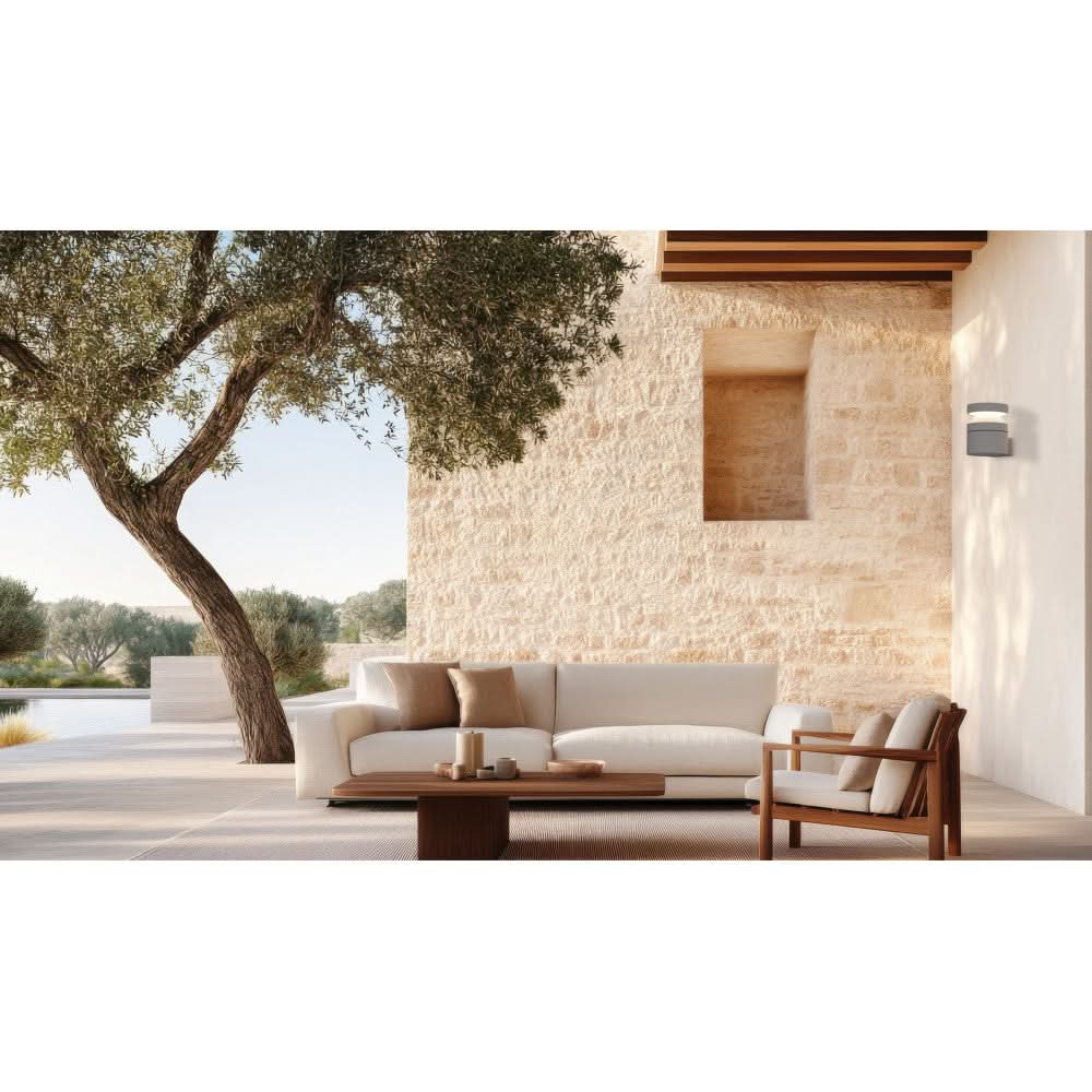 Applique Exterieure ZAMBELIS 15W IP65 DESIGN Beton E474