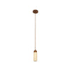 Suspension ZAMBELIS D67 GU10 DESIGN Pierre Naturelle et Bois Sans Source 25417